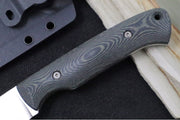 White River Knives Hunter - Black & OD Green Linen Micarta / CPM-Magnacut Steel Drop Point Blade WRHNT-LBO-MAG - Northwest Knives