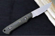 White River Knives Small Game - Black & Olive Drab Linen Micarta handle / CPM-Magnacut Steel / Drop Point Blade WRSG-LBO-MAG - Northwest Knives
