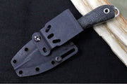 White River Knives Model 1 Caper - Black Burlap Micarta Handle / CPM-Magnacut Steel / Drop Point Blade WRM1-BBL-MAG - Northwest Knives