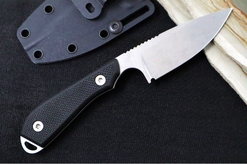 White River Knives Model 1 Caper Pro - CPM-Magnacut Steel / Textured Black G-10 Handle WRM1-TBL-MAG - Northwest Knives
