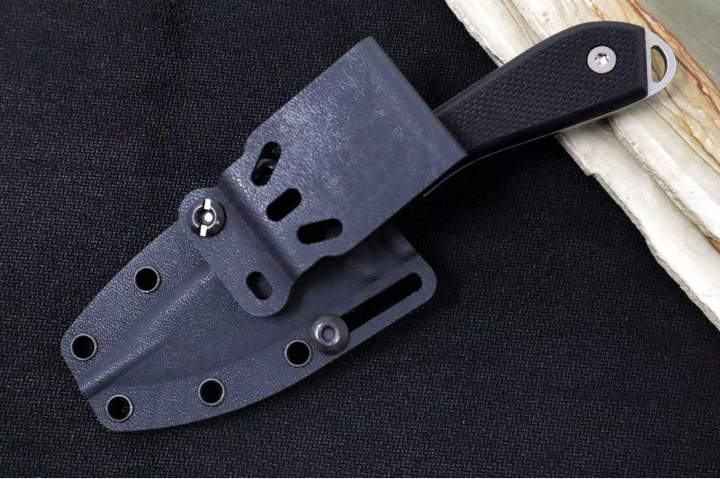 White River Knives Model 1 Caper Pro - CPM-Magnacut Steel / Textured Black G-10 Handle WRM1-TBL-MAG - Northwest Knives