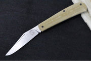 White River Knives Trailhead Trapper Slipjoint - Olive Drab Micarta Handle / Trapper Blade / CPM-S35VN Steel WRTHT-MOD - Northwest Knives