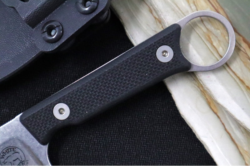 White River Knives 3.5" Firecraft Pro - Black Textured G-10 Handle / CPM-Magnacut Steel WRFC3.5-TBL-MAG - Northwest Knives