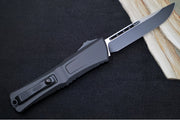 Microtech Combat Troodon OTF Gen III Tactical - Black Finish / Drop Point Blade / Black Anodized Aluminum Handle - 1143-1T - Northwest Knives