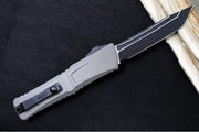 Microtech Combat Troodon OTF Gen III - Black Finish / Tanto Blade / Natural Clear Anodized Aluminum Handle 1144-1NC - Northwest Knives