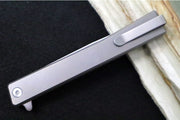 Ocaso Knives Solstice Flipper - CPM-S35VN Steel / Straight Blade / Full Titanium Handle #10CTS - Northwest Knives