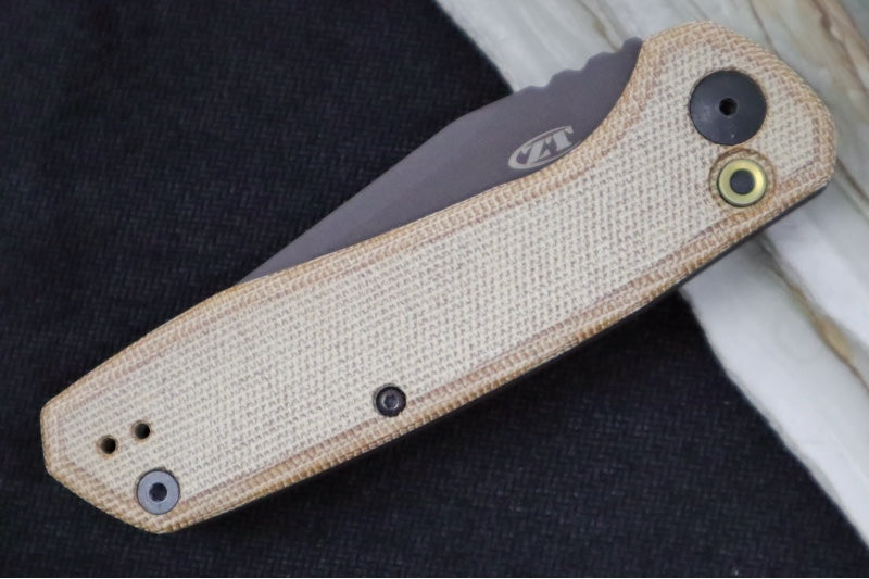 Zero Tolerance 0512 Auto - CPM-Cruwear Steel / Cerakoted Clip Point Blade / Micarta & Titanium Handle - Northwest Knives
