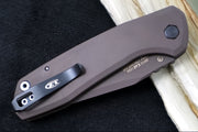 Zero Tolerance 0512 Auto - CPM-Cruwear Steel / Cerakoted Clip Point Blade / Micarta & Titanium Handle - Northwest Knives