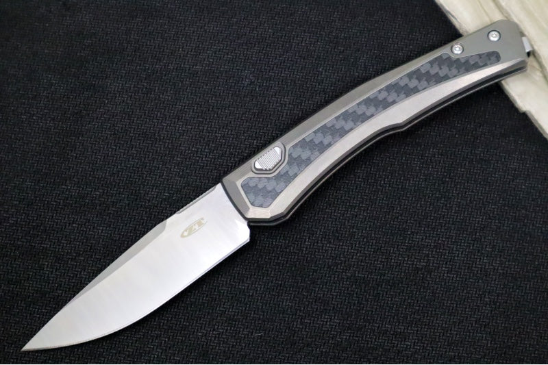 Zero Tolerance 0556 Auto - CPM-Magnacut Steel / Drop Point Blade / Carbon Fiber & Titanium Handle - Northwest Knives