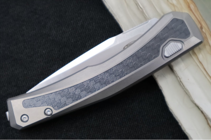 Zero Tolerance 0556 Auto - CPM-Magnacut Steel / Drop Point Blade / Carbon Fiber & Titanium Handle - Northwest Knives