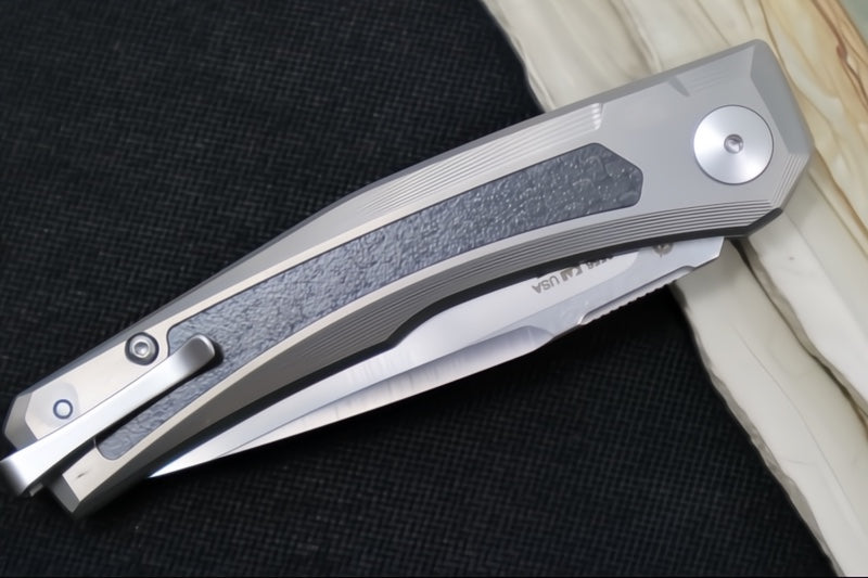 Zero Tolerance 0556 Auto - CPM-Magnacut Steel / Drop Point Blade / Carbon Fiber & Titanium Handle - Northwest Knives