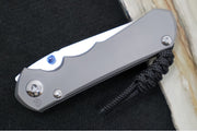 Chris Reeve Knives Small Inkosi Glass Blasted LEFT HANDED - Insingo Blade / CPM-Magnacut Steel / Glass Blasted Titanium Handle SIN-1123 - Northwest Knives
