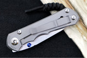 Chris Reeve Knives Small Inkosi Glass Blasted LEFT HANDED - Insingo Blade / CPM-Magnacut Steel / Glass Blasted Titanium Handle SIN-1123 - Northwest Knives