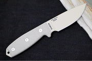 Esee Knives Model 3 - Tan Canvas Micarta Handle / 1095 Steel / Tan Textured Powdered Blade / OD Green Molded Polymer Sheath 3P-DT - Northwest Knives
