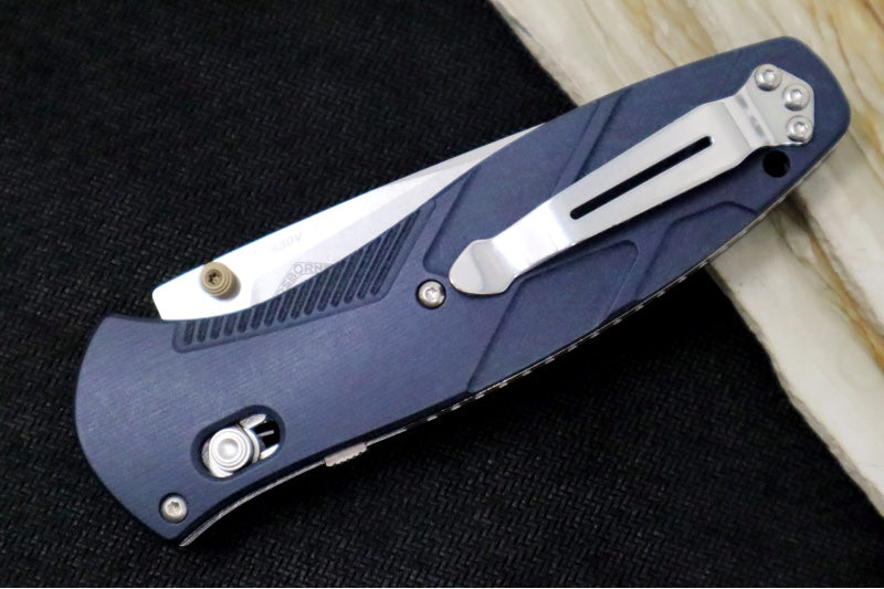 Benchmade 581-03 Barrage Assisted Open - Drop Point Blade / CPM-S30V Steel / Blue Canyon Richlite Handle