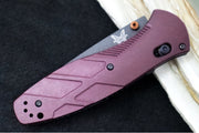 Benchmade 581BK-04 Barrage Assisted Open - Drop Point Blade / CPM-S30V Steel / Cobalt Cerakote Finish / Redstone Richlite Handle - Northwest Knives