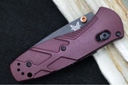Benchmade 585BK-04 Mini-Barrage Assisted Open - CPM-S30V / Cobalt Cerakote Finish / Redstone Richlite Handle - Northwest Knives