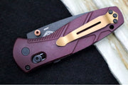 Benchmade 585BK-04 Mini-Barrage Assisted Open - CPM-S30V / Cobalt Cerakote Finish / Redstone Richlite Handle - Northwest Knives
