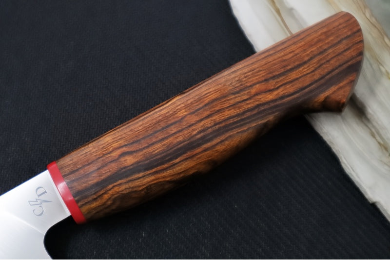 Corey Dunlap Custom Knives - 8.5" Chef's Knife - Western Chef Styled Ironwood Handle ZC00062451