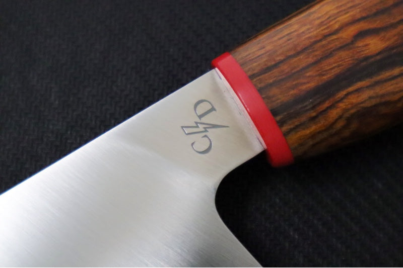 Corey Dunlap Custom Knives - 8.5" Chef's Knife - Western Chef Styled Ironwood Handle ZC00062451