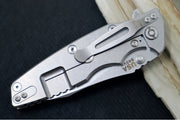 Rick Hinderer Knives Eklipse 3.5" - Hollow Ground Slicer Blade / CPM-S45VN Steel / Coyote Tan G-10 & Titanium Handle ZC00062462 - Northwest Knives
