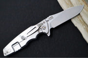 Rick Hinderer Knives Eklipse 3.5" - Hollow Ground Slicer Blade / CPM-S45VN Steel / Blue G-10 & Titanium Handle ZC00062461 - Northwest Knives