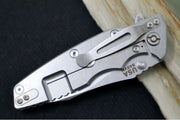 Rick Hinderer Knives Eklipse 3.5" - Hollow Ground Slicer Blade / CPM-S45VN Steel / Blue G-10 & Titanium Handle ZC00062461 - Northwest Knives