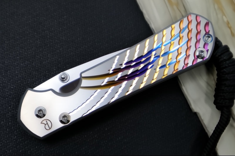 Chris Reeve Knives Small Sebenza 31 LEFT HAND - Unique Graphics / CPM-Magnacut Blade #2466