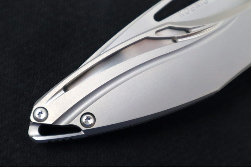 Koenig Arius - Style 55 - Hand Rubbed Blade & Polished Chamfers - Northwest Knives