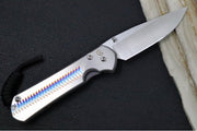 Chris Reeve Knives Small Sebenza 31 LEFT HAND - Unique Graphics / CPM-Magnacut Blade #2469 - Northwest Knives