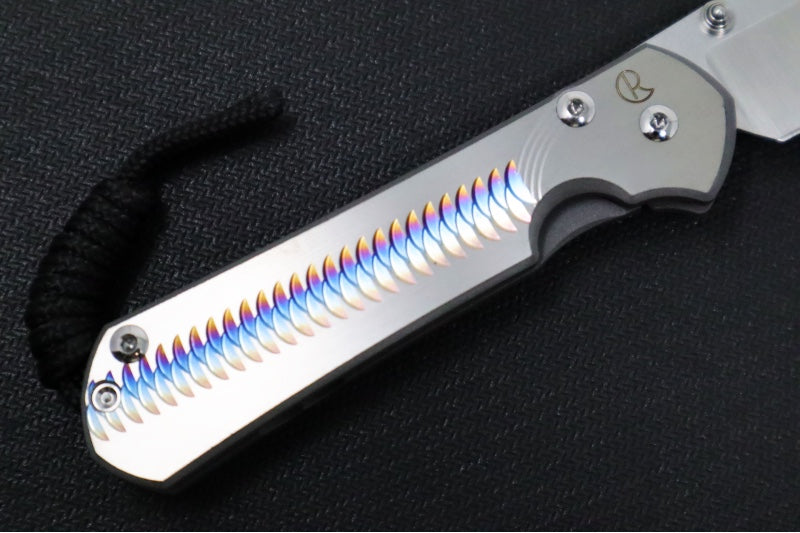 Chris Reeve Knives Small Sebenza 31 LEFT HAND - Unique Graphics / CPM-Magnacut Blade #2469