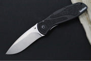 Kershaw 1670S30V Blur - Stonewashed S30V Blade / Black Anodized Aluminum Handle - Northwest Knives