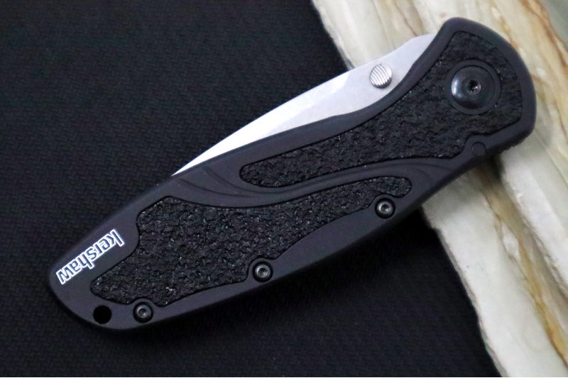 Kershaw 1670S30V Blur - Stonewashed S30V Blade / Black Anodized Aluminum Handle - Northwest Knives