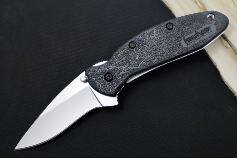 Kershaw 1620 Scallion Flipper - Satin Blade / Black Handle