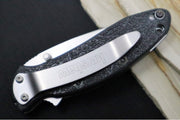 Kershaw 1620 Scallion Flipper - Satin Blade / Black Handle - Northwest Knives