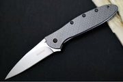 Kershaw 1660CF Leek Flipper - Satin Blade / Carbon Fiber Handle - Northwest Knives