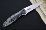 Kershaw 1660CF Leek Flipper - Satin Blade / Carbon Fiber Handle - Northwest Knives