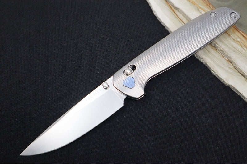 Tactile Turn Maverick Thumbstud - Titanium Handle / Magnacut Steel / Drop Point Blade