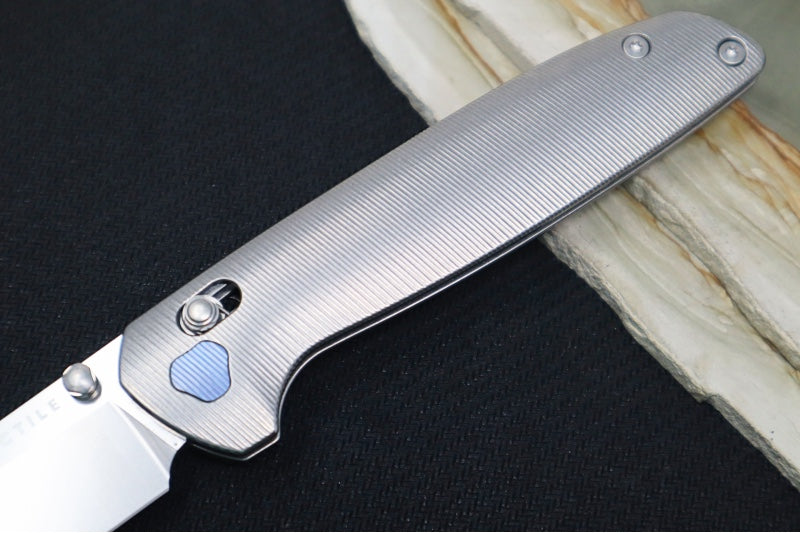 Tactile Turn Maverick Thumbstud - Titanium Handle / Magnacut Steel / Drop Point Blade - Northwest Knives