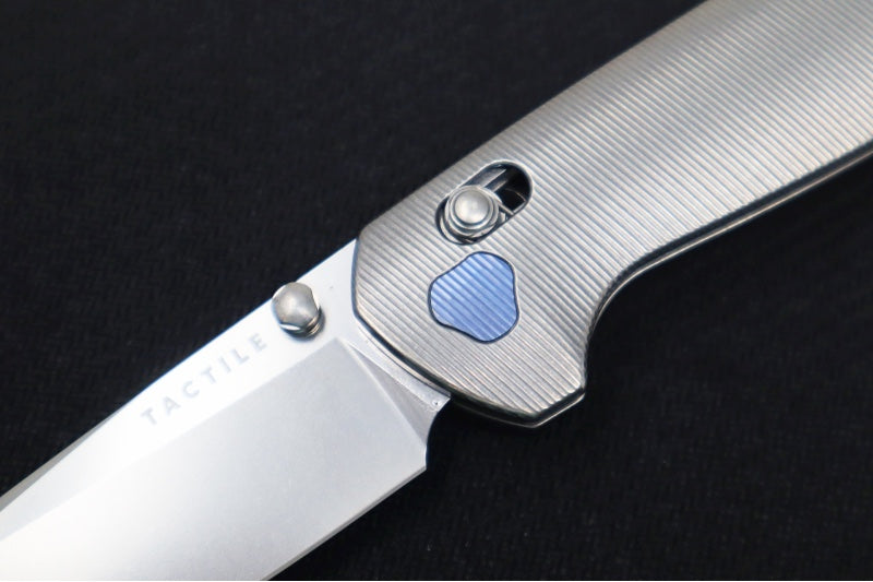 Tactile Turn Maverick Thumbstud - Titanium Handle / Magnacut Steel / Drop Point Blade