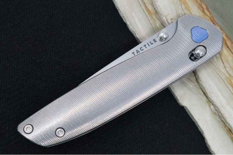 Tactile Turn Maverick Thumbstud - Titanium Handle / Magnacut Steel / Drop Point Blade - Northwest Knives