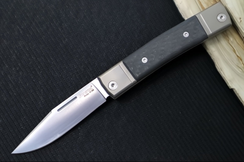 Lionsteel bestMAN Slip Joint - Carbon Fiber Handle / M390 Steel - BM1CF - Northwest Knives