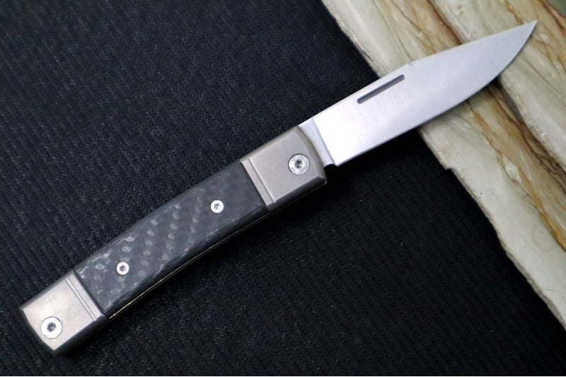 Lionsteel bestMAN Slip Joint - Carbon Fiber Handle / M390 Steel - BM1CF - Northwest Knives