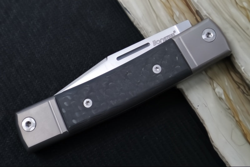 Lionsteel bestMAN Slip Joint - Carbon Fiber Handle / M390 Steel - BM1CF - Northwest Knives
