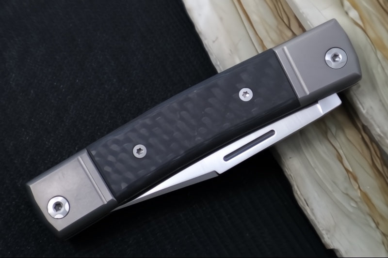 Lionsteel bestMAN Slip Joint - Carbon Fiber Handle / M390 Steel - BM1CF - Northwest Knives