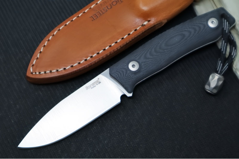 Lionsteel M1 Hunting Knife w/ Black G-10 Handle - Fixed Blade M1-GBK