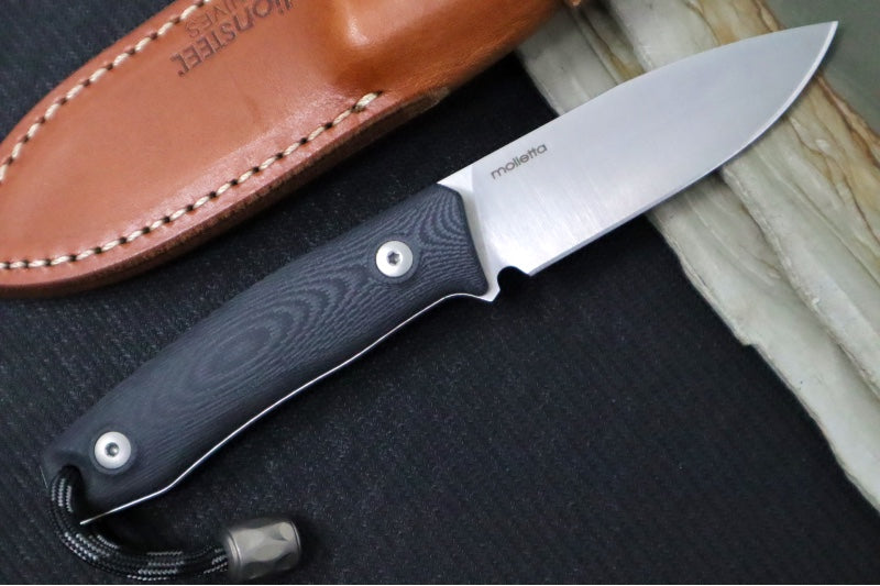Lionsteel M1 Hunting Knife w/ Black G-10 Handle - Fixed Blade M1-GBK