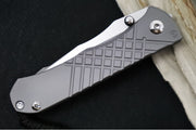 Chris Reeve Umnumzaan Glass Blasted - Drop Point Blade / CPM-Magnacut Steel / Glass Blasted Titanium Handle UMN-1012 - Northwest Knives