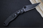 Spyderco Military 2 Salt - CPM-Magnacut Steel / Black Blade / Black G-10 Handle C36GMCBKP2 - Northwest Knives