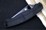 Spyderco Military 2 Salt - CPM-Magnacut Steel / Black Blade / Black G-10 Handle C36GMCBKP2 - Northwest Knives